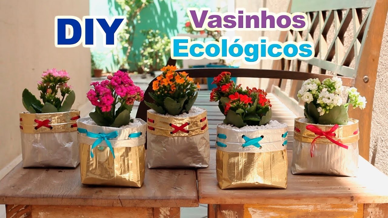 DIY Vasinhos Ecologicos