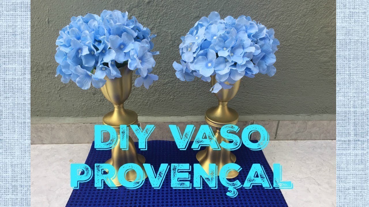 DIY VASO PROVENÇAL COM TAÇA DE SORVETE