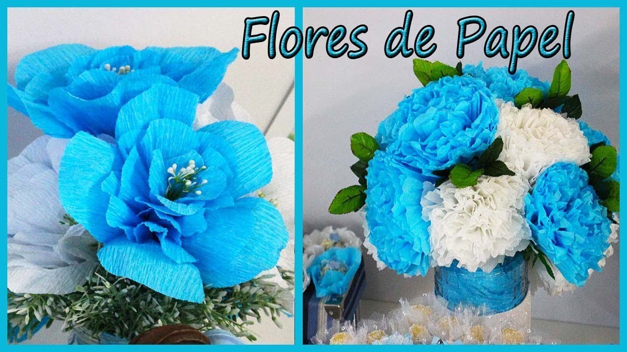 Faça lindas Flores de Papel para Decorar sua Festa (DIY flores de papel)