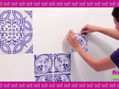 Fran Adesivos - Como Aplicar Adesivo de Azulejo