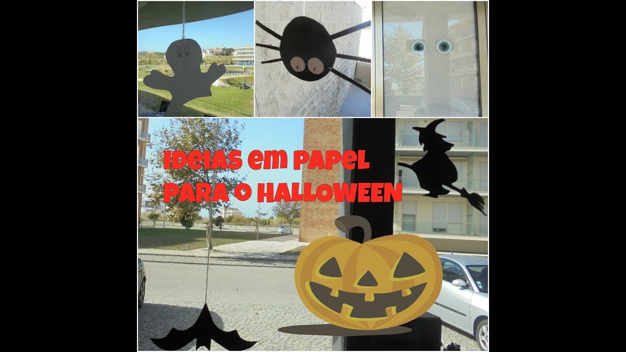 Halloween Paper DIY ???? 5 ideias em papel