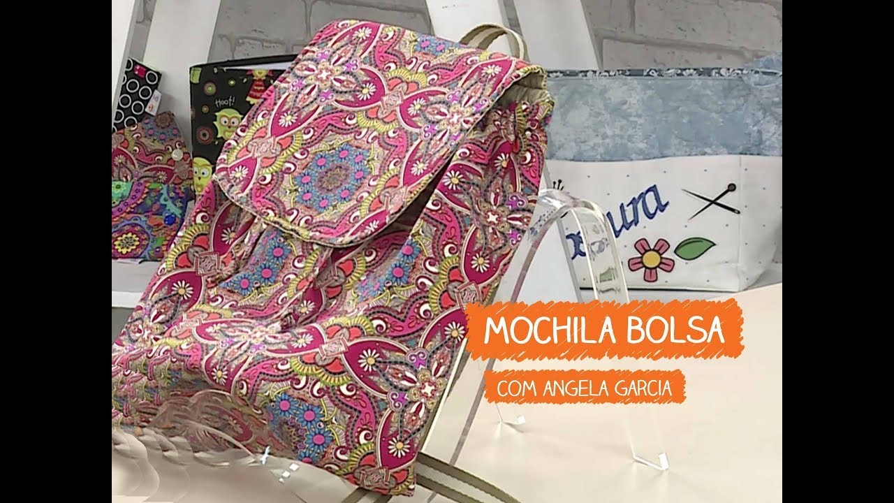 Mochila Bolsa com Angela Garcia | Vitrine do Artesanato na TV - Rede Família