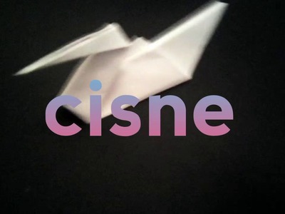 Origami fácil barco e cisne