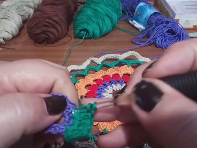 Primera parte, paso a paso Mandalas a crochet
