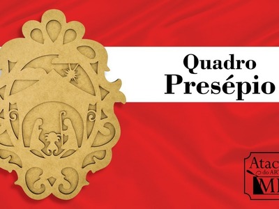 Quadro Presépio para o Natal - Atacadão do Artesanato MDF