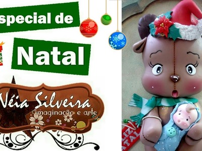 Rena e Jesus baby Biscuit. Christmas Ideas DIY - ESPECIAL DE NATAL NÉIA SILVEIRA (polymer clay)