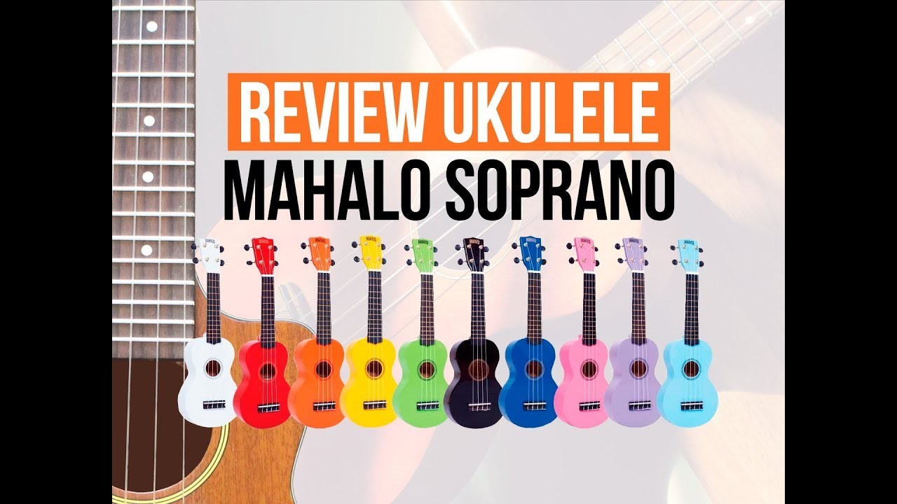 Review Ukulele Mahalo Rainbow Series MR1BU Soprano (em português)