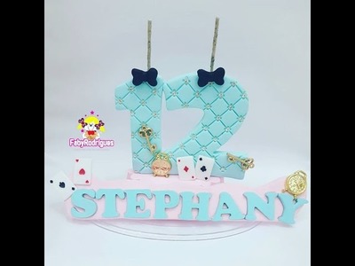 Vela Tema Alice no pais das maravilhas