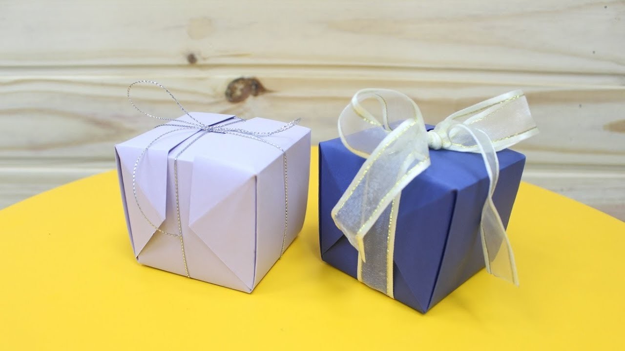 Caixa de Presente em Origami