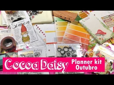 Cocoa Daisy planner kit - Outubro (Português BR)