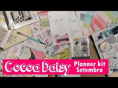 Cocoa Daisy planner kit - Setembro (Português BR)