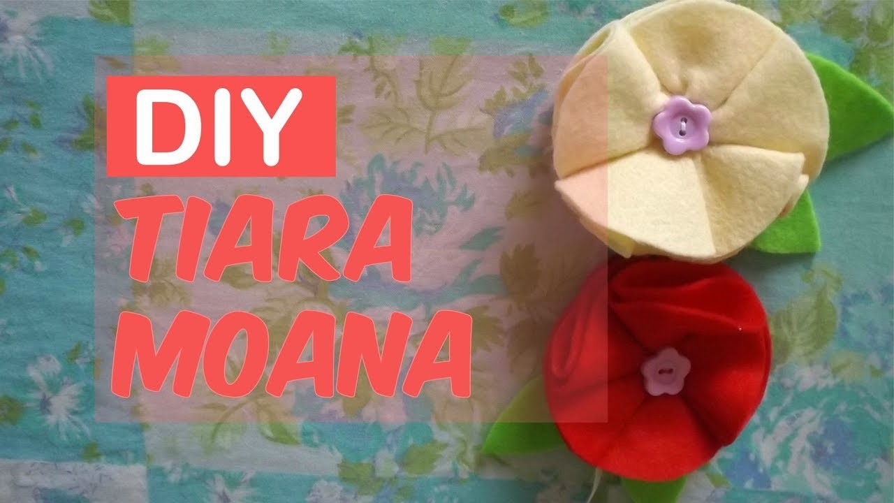 Como fazer a tiara da Moana | Semana Diy | Paty Gocalita