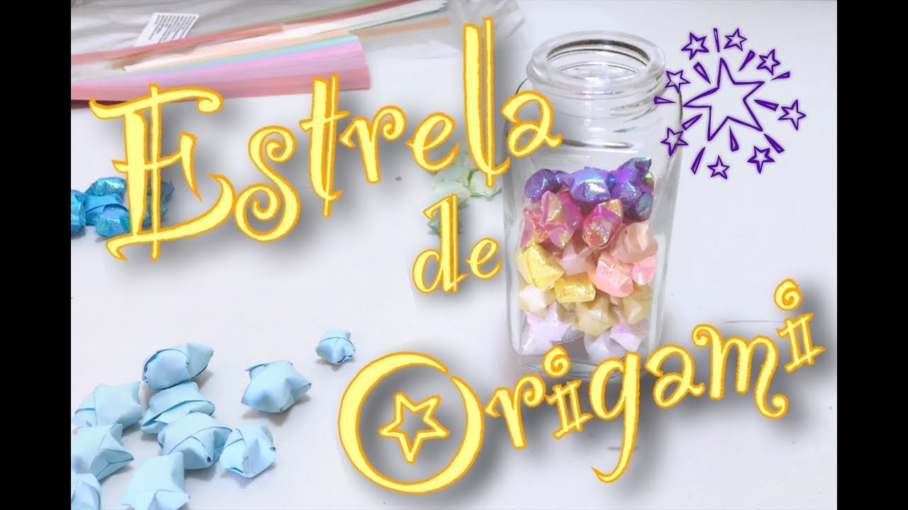 Como fazer estrelas de papel -origami