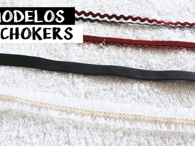 DIY: 4 MODELOS DE CHOKERS ♡