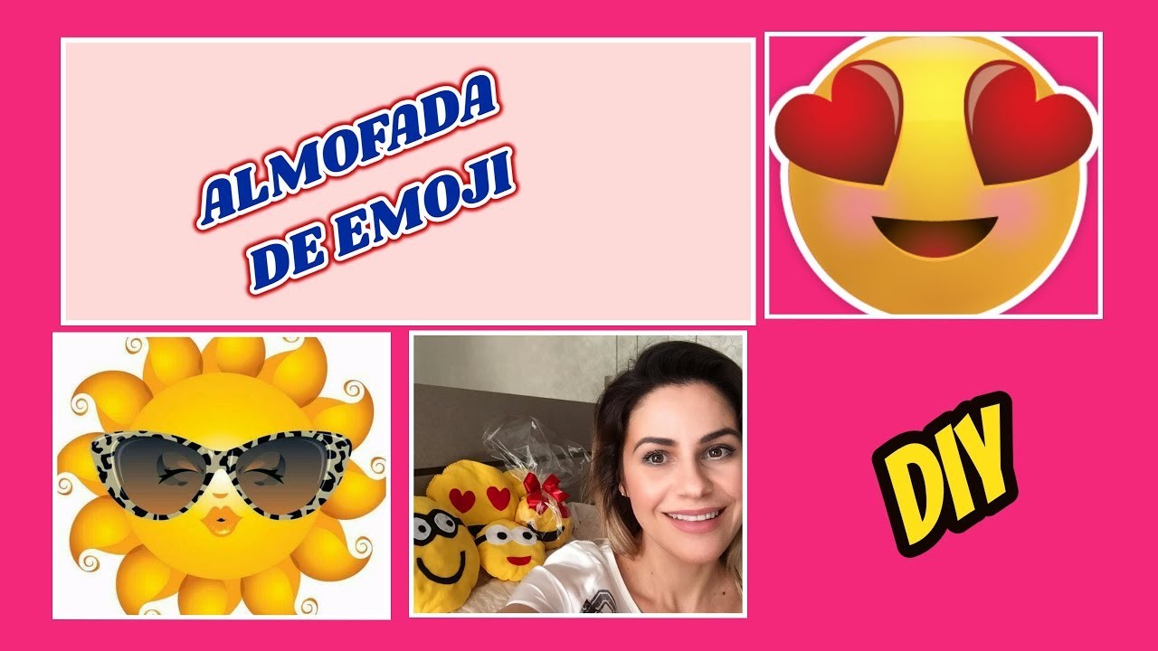 DIY : Almofadas de Emoji SÚPER FÁCIL - PRESENTE DIA DAS CRIANÇAS