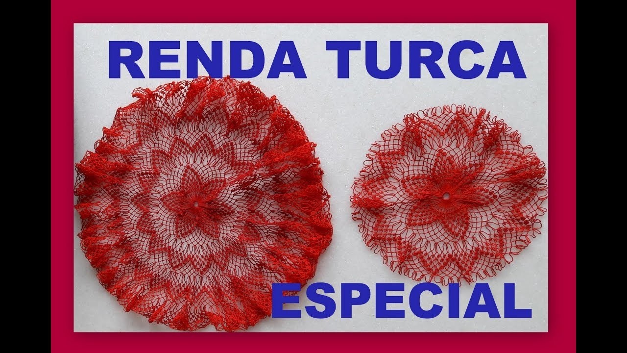 DIY ARTE RENDA TURCA EXCLUSIVA