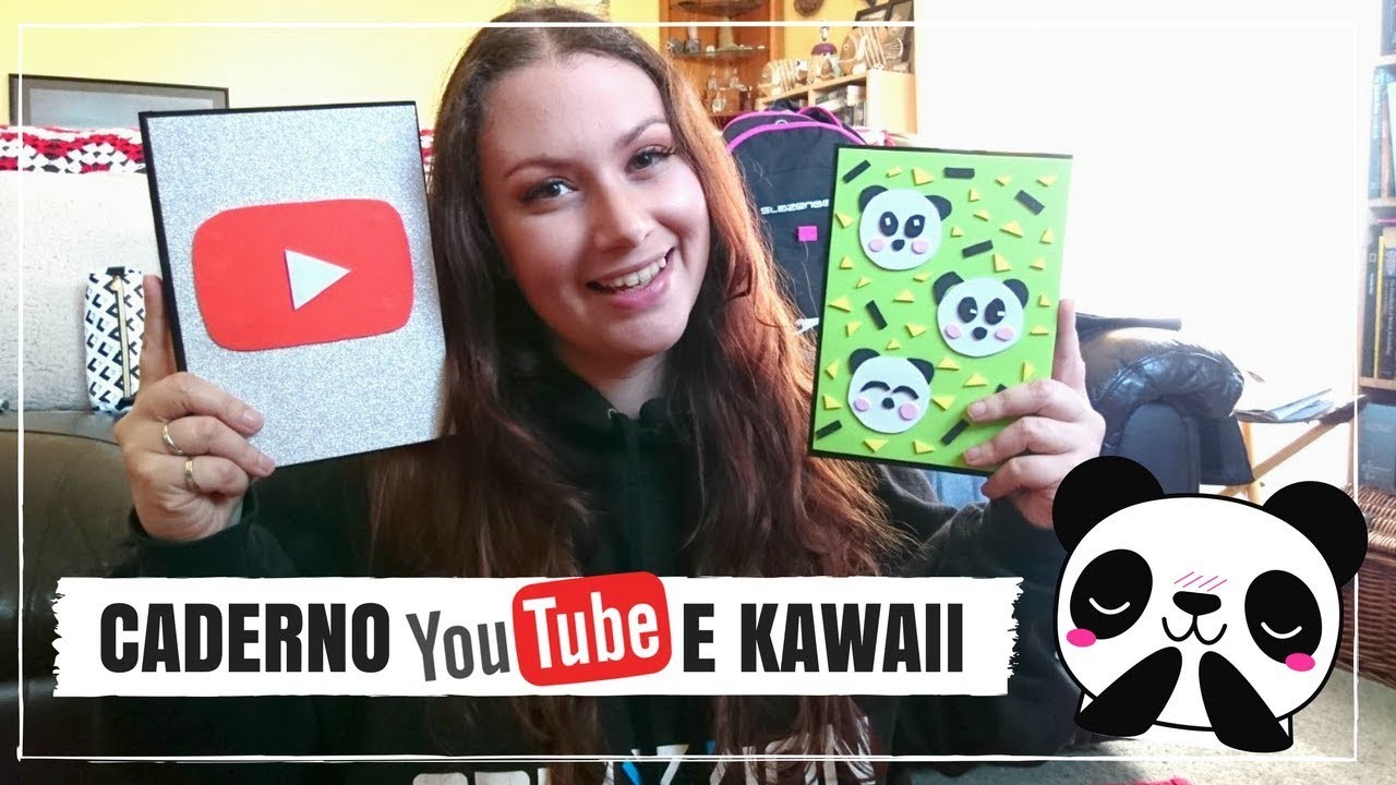 DIY | CADERNO KAWAII E YOUTUBE