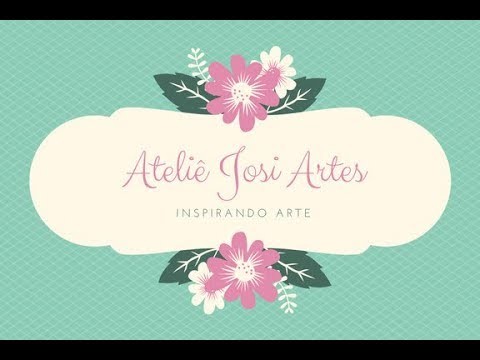 DIY Caixa Rústica,  decoupagem com falso azulejo e pintura espatulada By Josi Silva