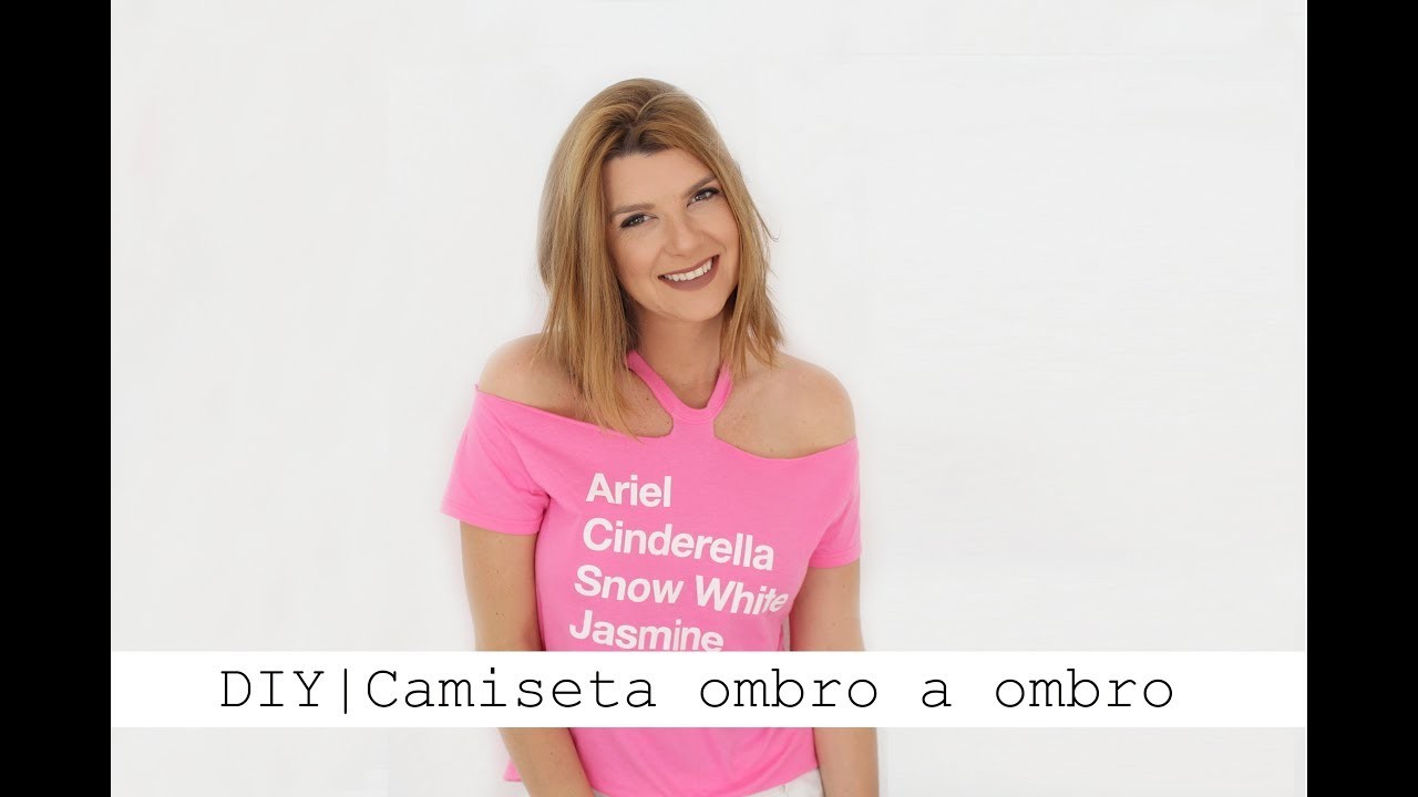 DIY - Camiseta Choker Ombro a Ombro