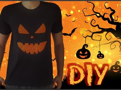 DIY Camiseta de Halloween  - Fácil de Fazer e Sem Gastar ????