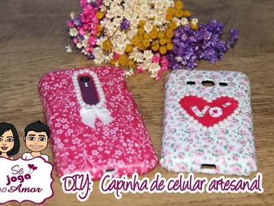 DIY: Capinha de celular com tecido