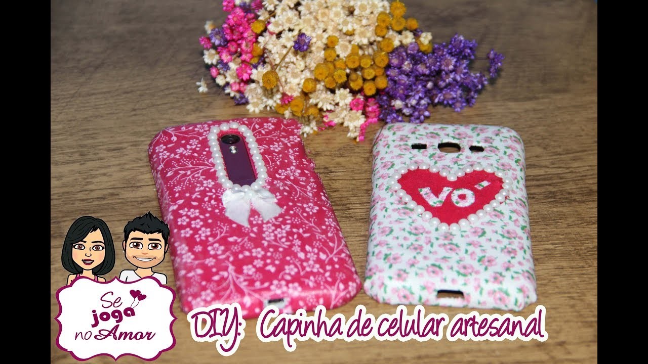 DIY: Capinha de celular com tecido