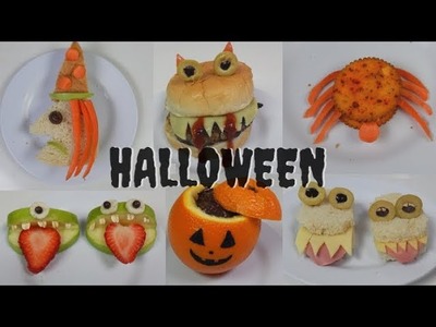 DIY: Comidas decoradas para o Halloween (Halloween food) 6 ideias. Por Pricity