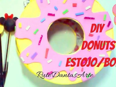 DIY DONUTS: ESTOJO.BOLSA #voltaàsaulas