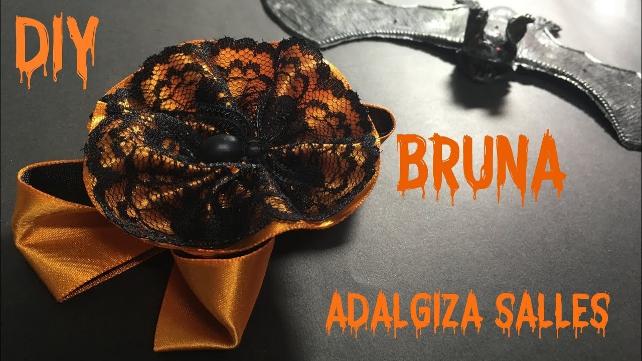 DIY - Laço para Halloween Bruna por Adalgiza Salles