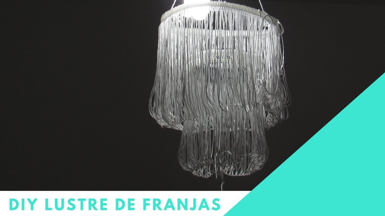 DIY - Lustre boho de franjas