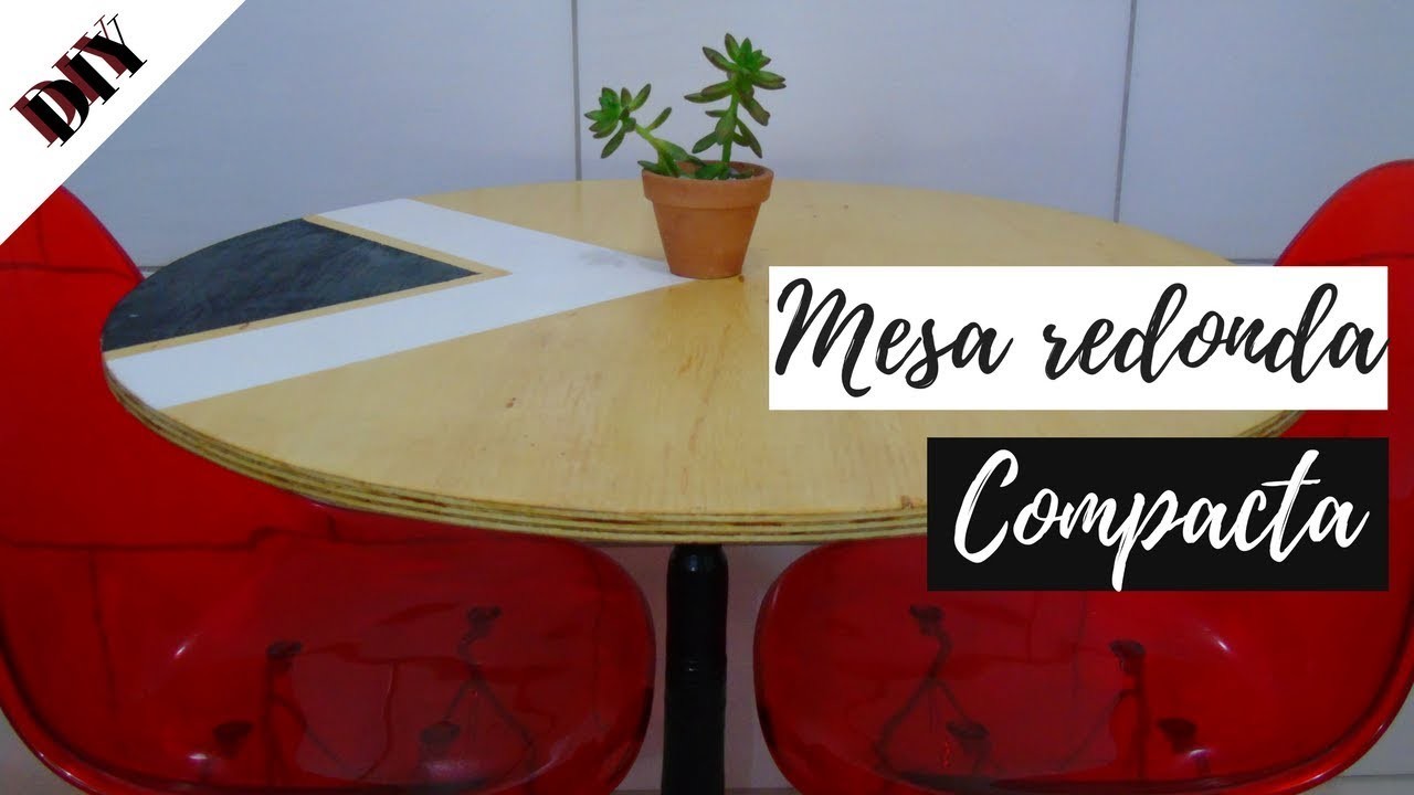 DIY - Mesa Redonda Compacta | Faz Aí