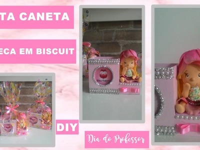 DIY Porta Caneta de mdf com Biscuit - Marta Gomes
