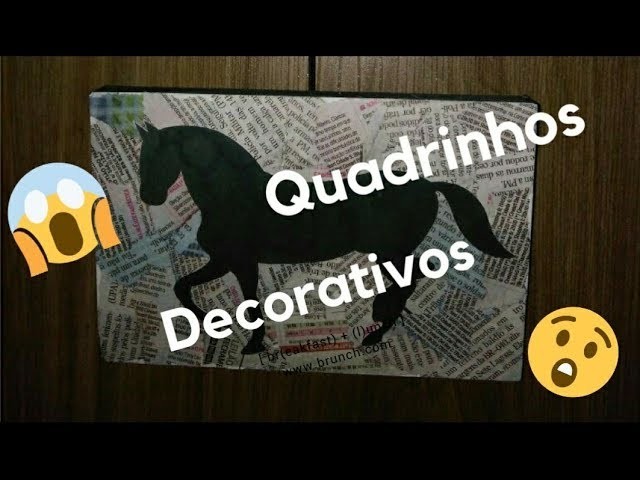 DIY - QUADRINHOS DECORATIVOS 2
