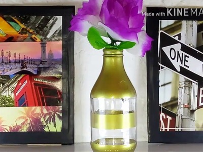 DIY quadros e jarrinho de flor_;-)