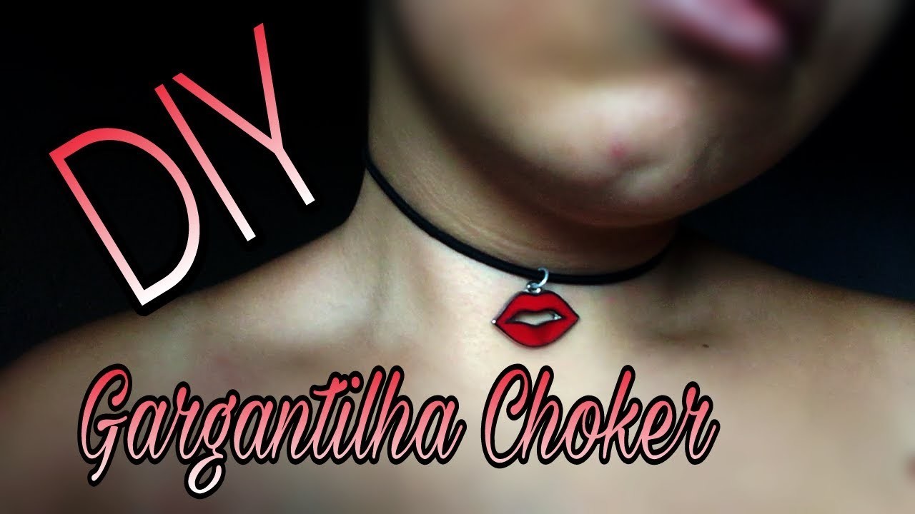 DIY: Transformando Colar Velho Em Choker.Do Lixo Pro Luxo #EuMarciaMaria