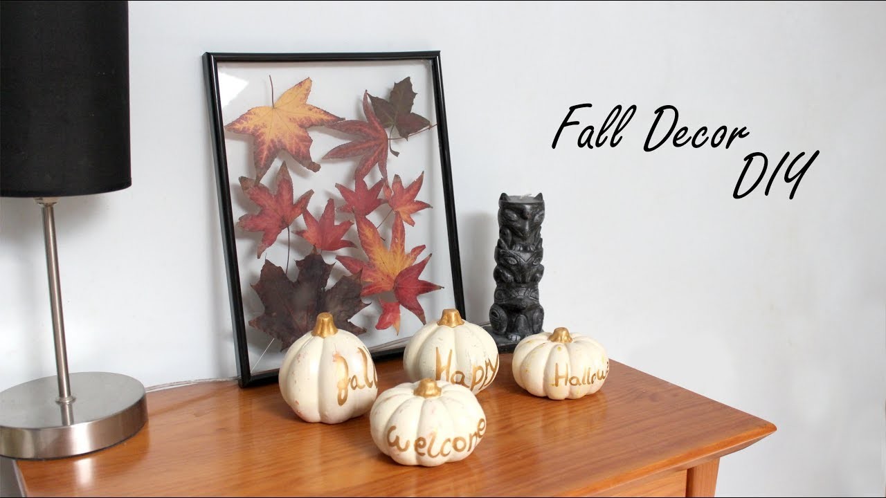 Fall Decor DIY - decoração de Outono