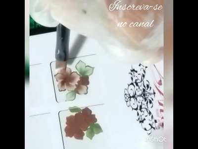 Flor com pétalas sobrepostas por Ana (tutorial 5)