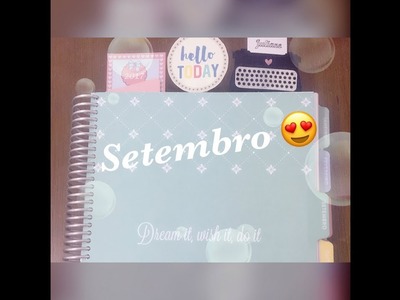 Mês de setembro no meu My Planner Colibri