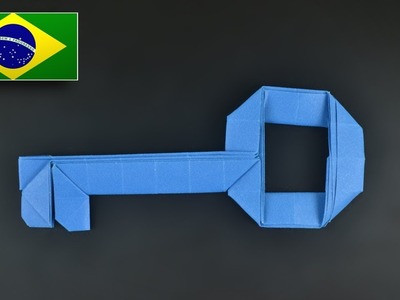 Origami: Chave - Instruções em Português BR