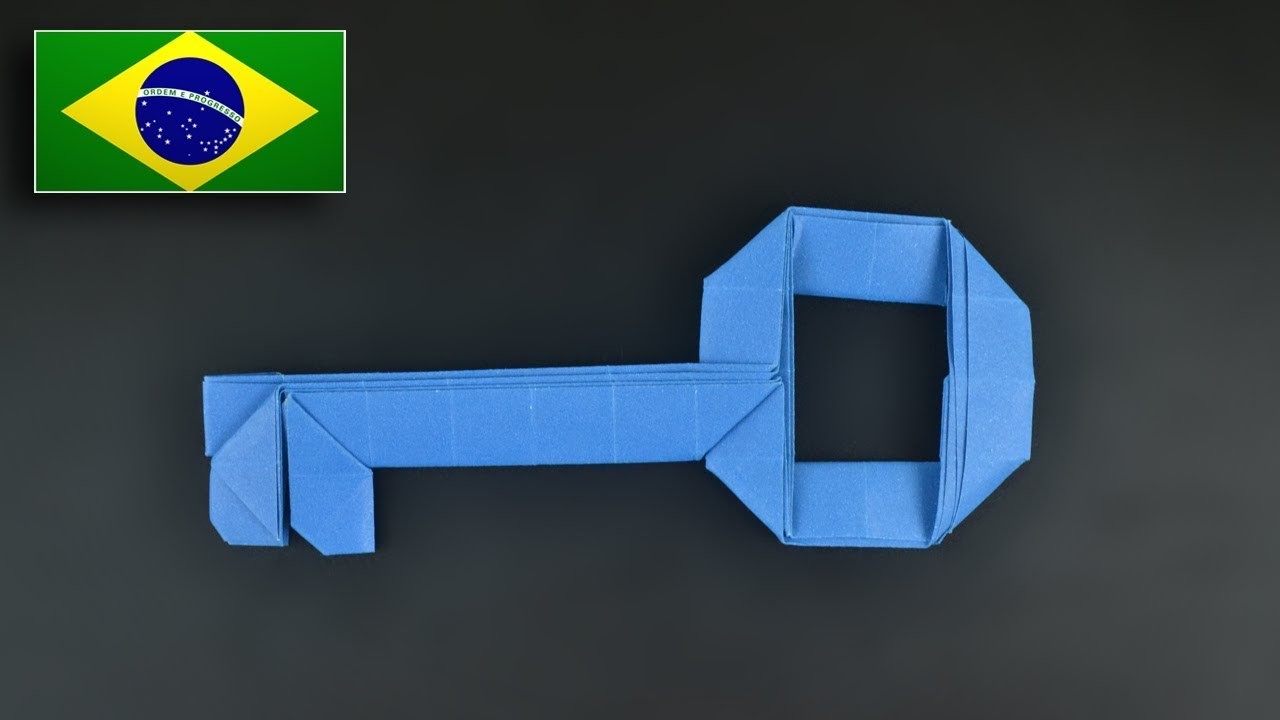 Origami: Chave - Instruções em Português BR