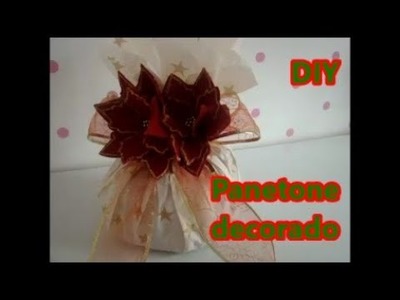 Panetone decorado DIY