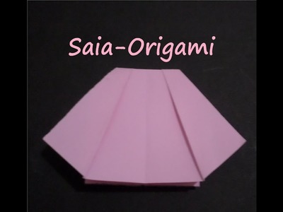 Saia de Origami -Passo a passo Super fácil - Easy