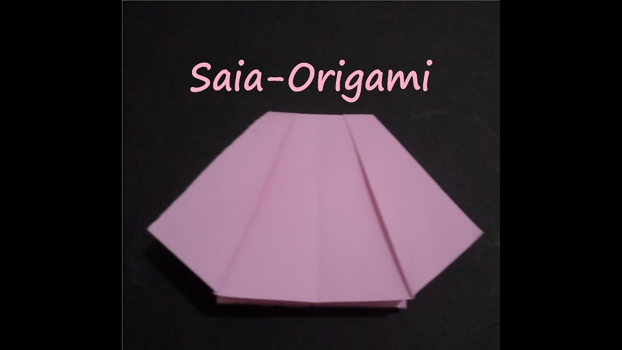 Saia de Origami -Passo a passo Super fácil - Easy