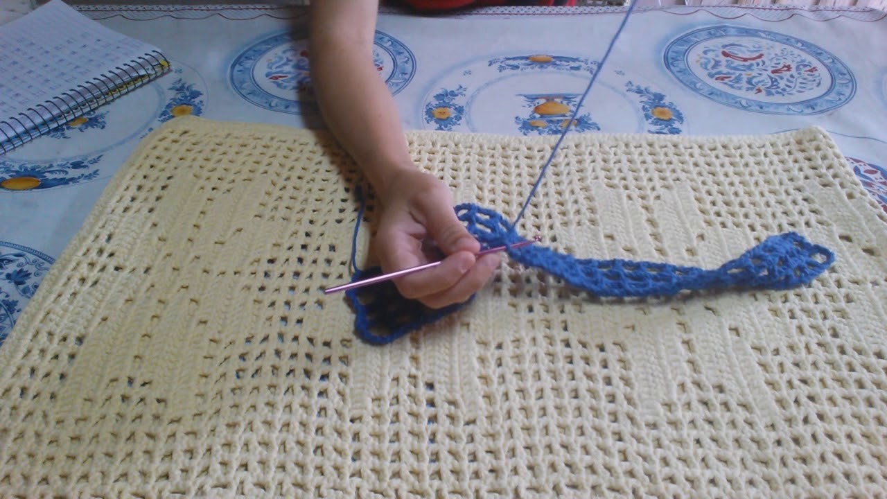 TAPETE DE FLOR - PASSO A PASSO - #1