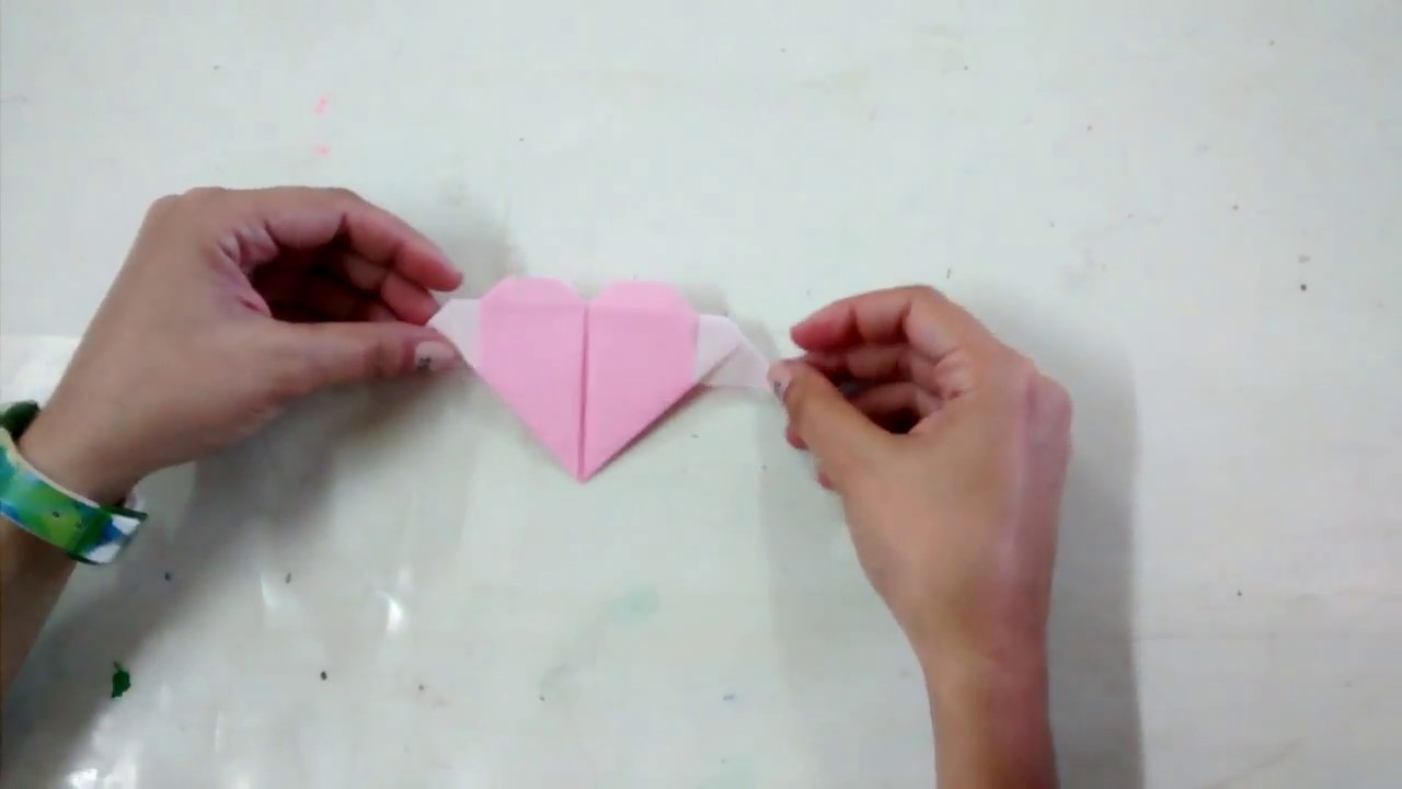 #vídeo aula 1 origami (coração com asas)