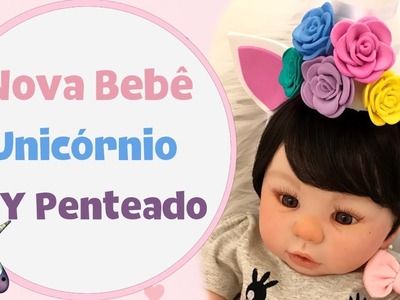 Baby + Unicónio + DIY Penteado