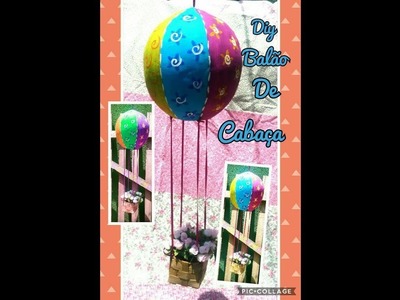 Balão de cabaça-Diy-fácil de fazer- decoração