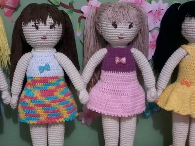 Bonecas em Crochê da Giovanna -