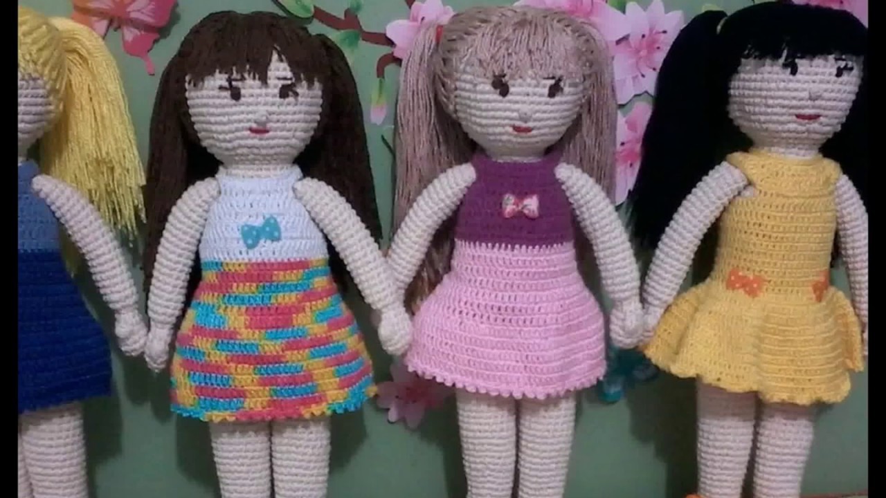 Bonecas em Crochê da Giovanna -