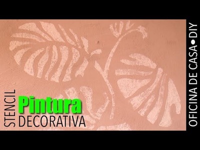 Como fazer Pintura Decorativa - Cal de pintura #DIY #oficinadecasa